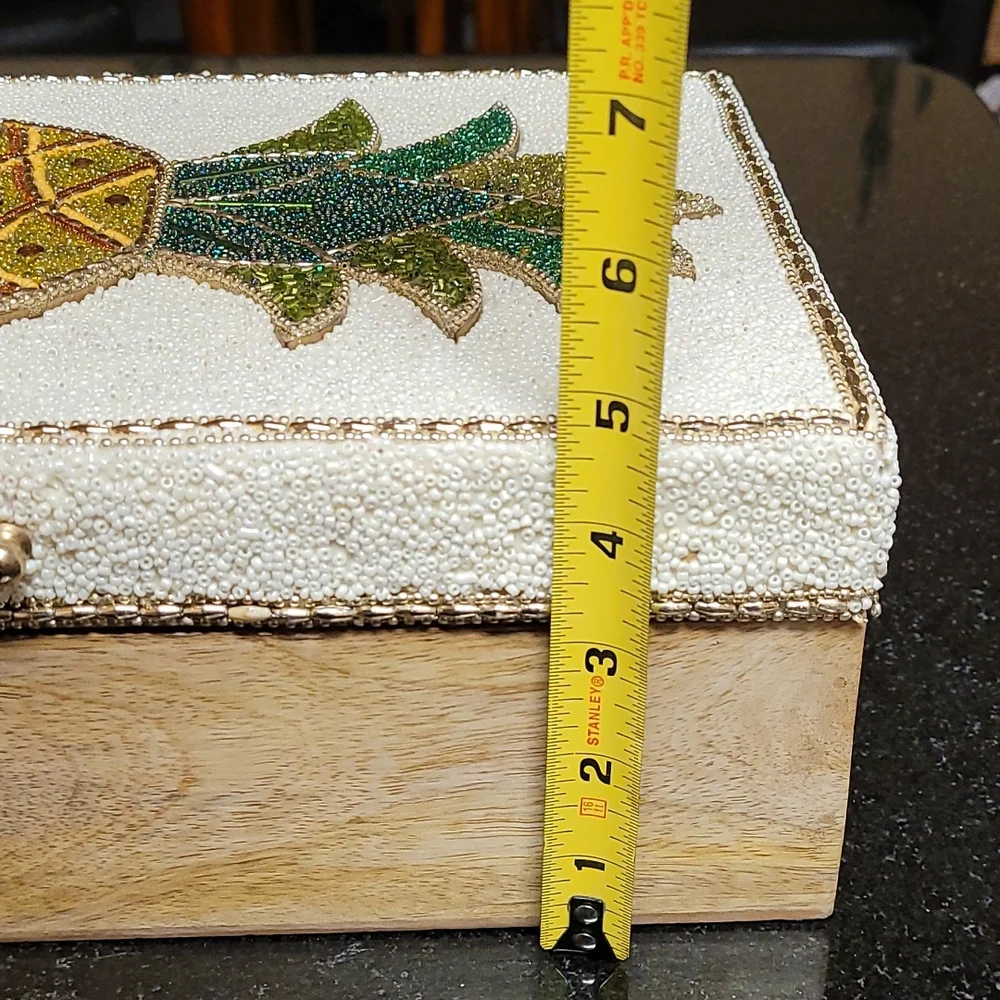 Pineapple Embellished Keepsake Box - Picture 9 of 12